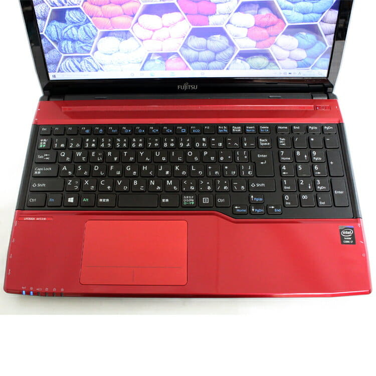 Fujitsu LifeBook AH53/X Core i7　RED Used]Fujitsu FUJITSU LIFEBOOK AH53/M FMVA53MR ruby red Core i7 8GB
