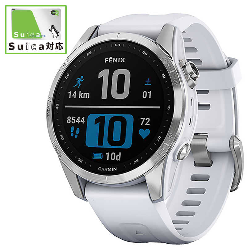 [New]GARMIN slender fenix 7S Silver Whitestone 0100253907 - BE FORWARD ...