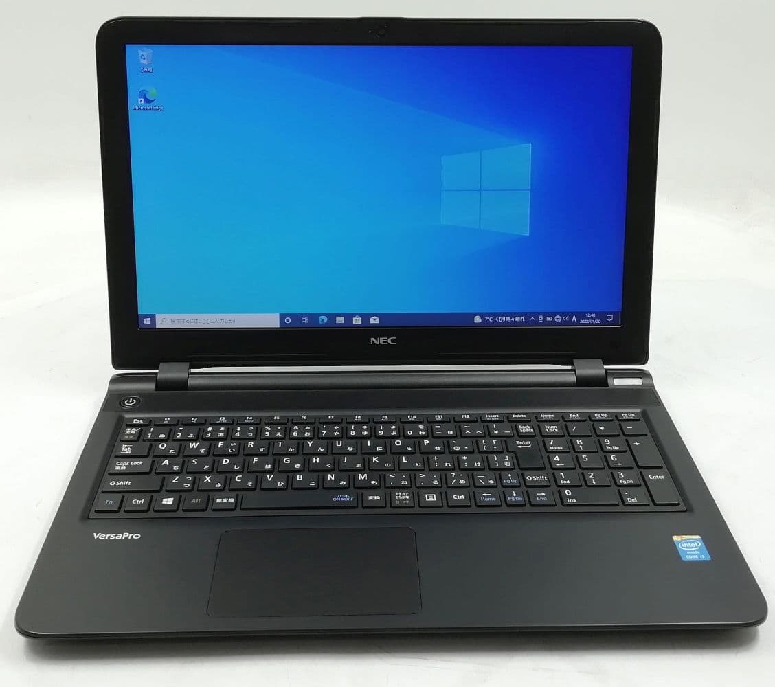 Used]NEC VersaPro J VF-N PC-VJ20LFW71R1N Core i3 5,005 U memory 