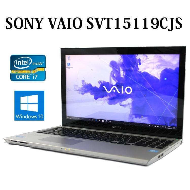 ◇VAIO SVT15119CJS☆Core i7-3537U/Win11Pro/HDD320GB/6GB/15型FHD 