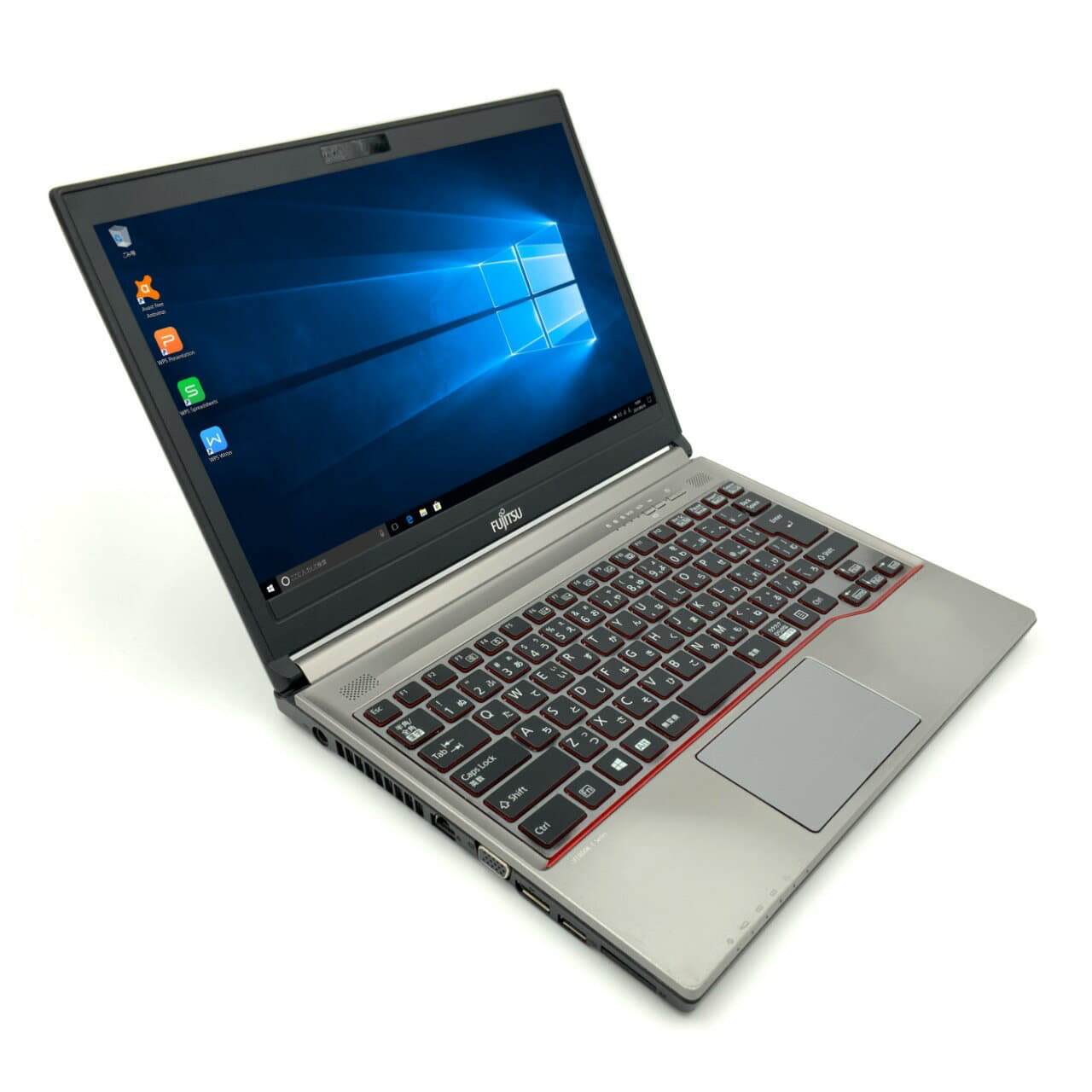 Used]Fujitsu LIFEBOOK E736 Celeron 4GB SSD240GB DVD-ROM wireless
