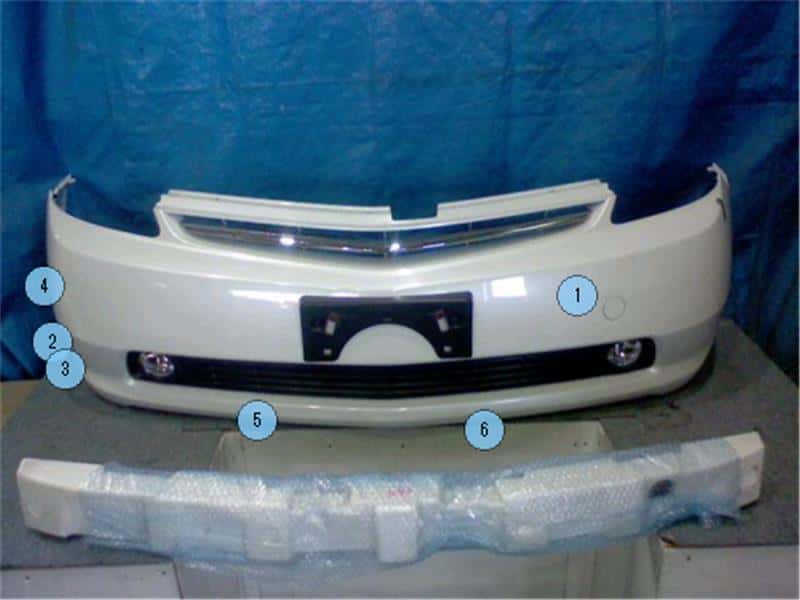 Used Front Bumper TOYOTA Prius 2008 DAA NHW20 5211947050A2 BE FORWARD Auto Parts