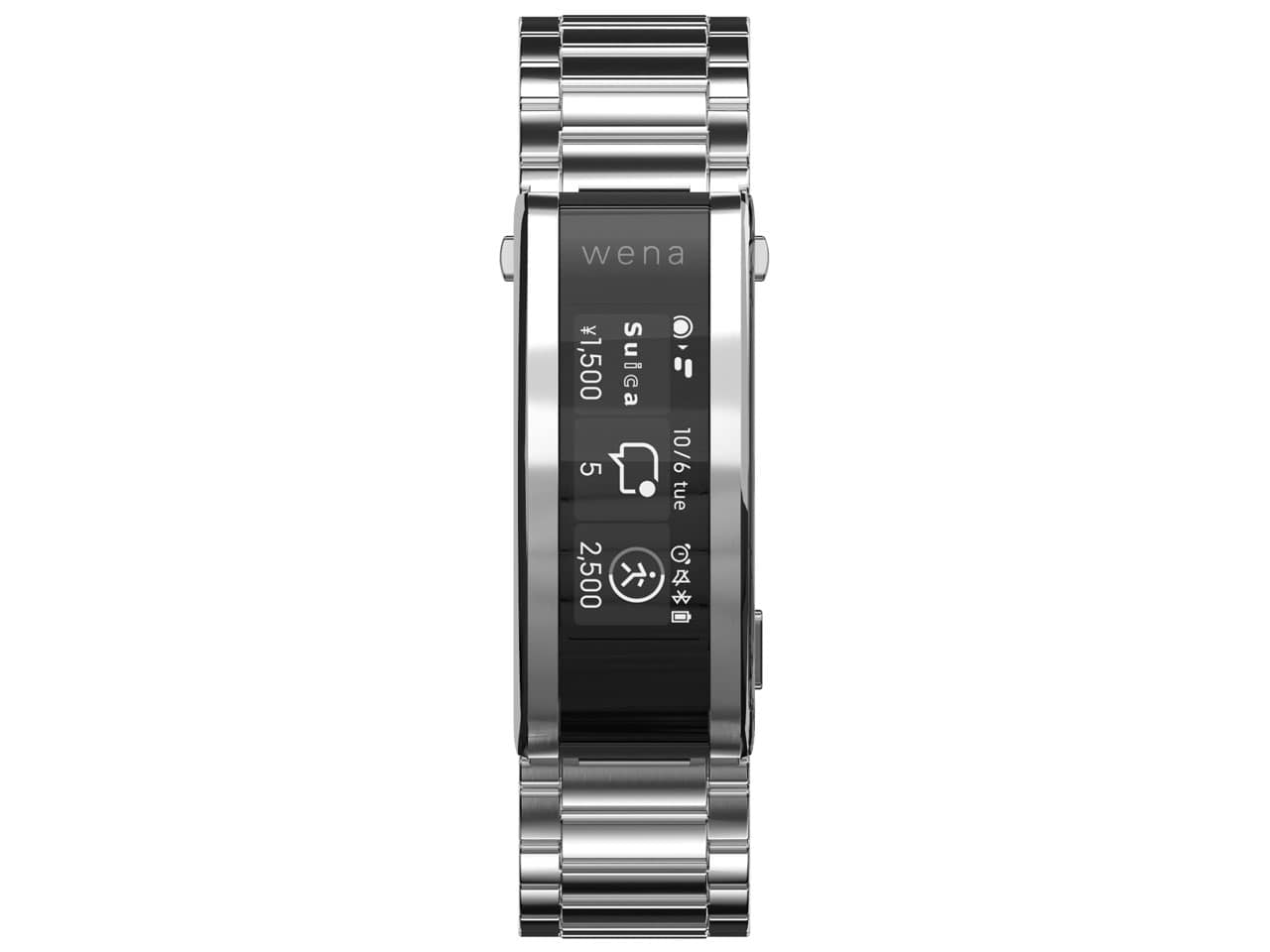 New]SONY smart wena 3 metal WNW-B21A/S [Silver] - BE FORWARD Store