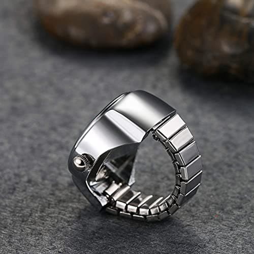 [New]Lancardo ring clock ring mens Ladies analog ring clock ring ...