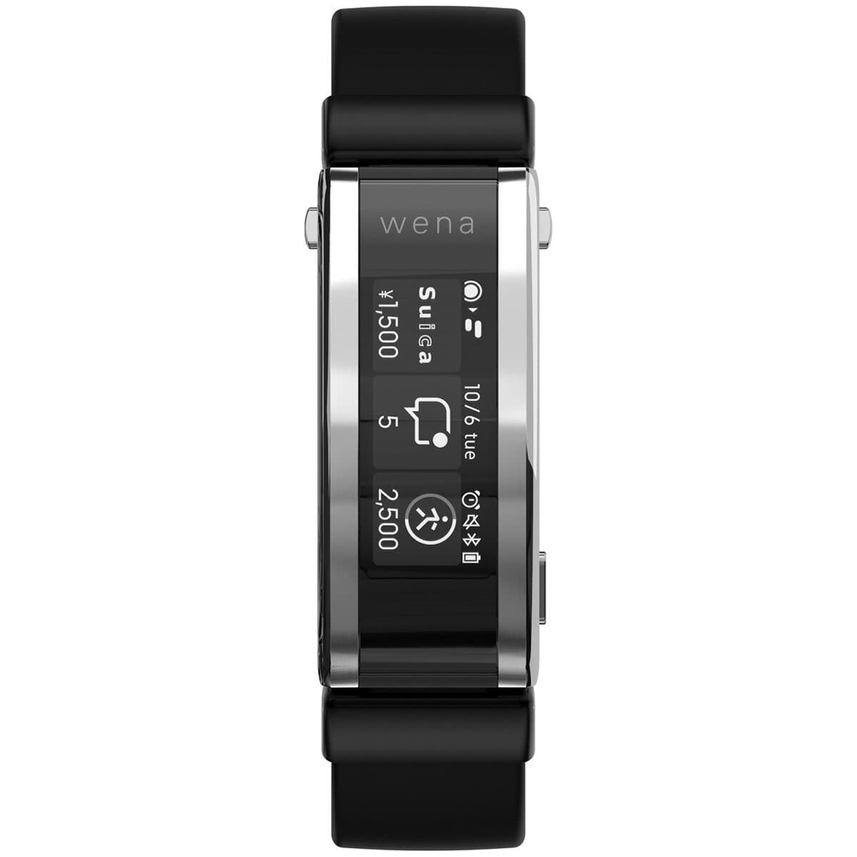 [New]SONY wena 3 rubber Black smart WNWA21A/B BE FORWARD Store