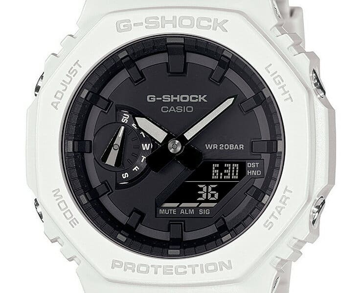 New]Casio G-Shock carbon core guard structure white & Black GA