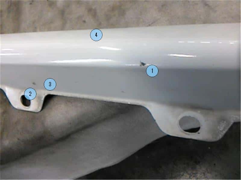 Used]Left Side Skirt SUZUKI Wagon R Stingray 2011 DBA-MH23S