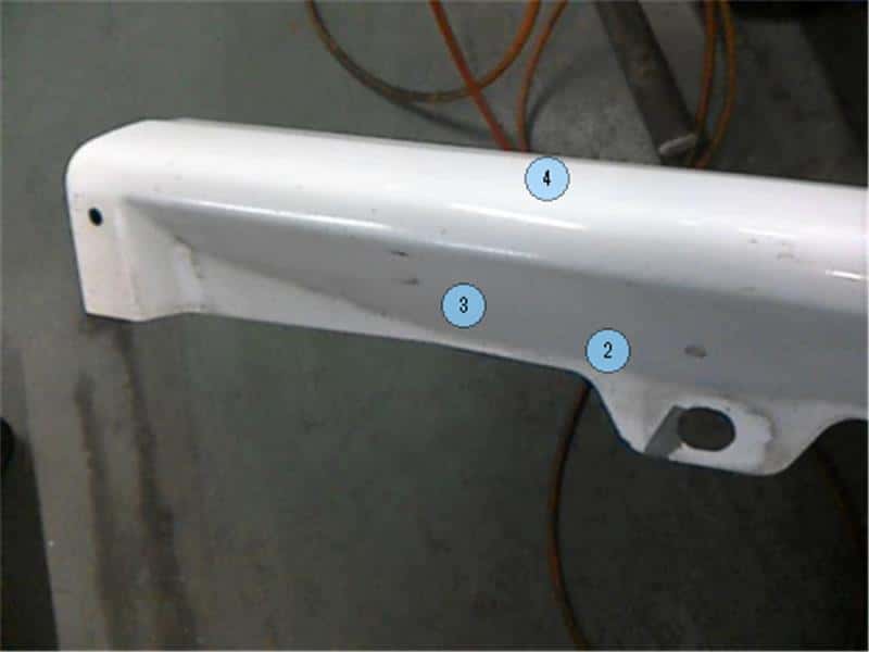 Used]Left Side Skirt SUZUKI Wagon R Stingray 2011 DBA-MH23S
