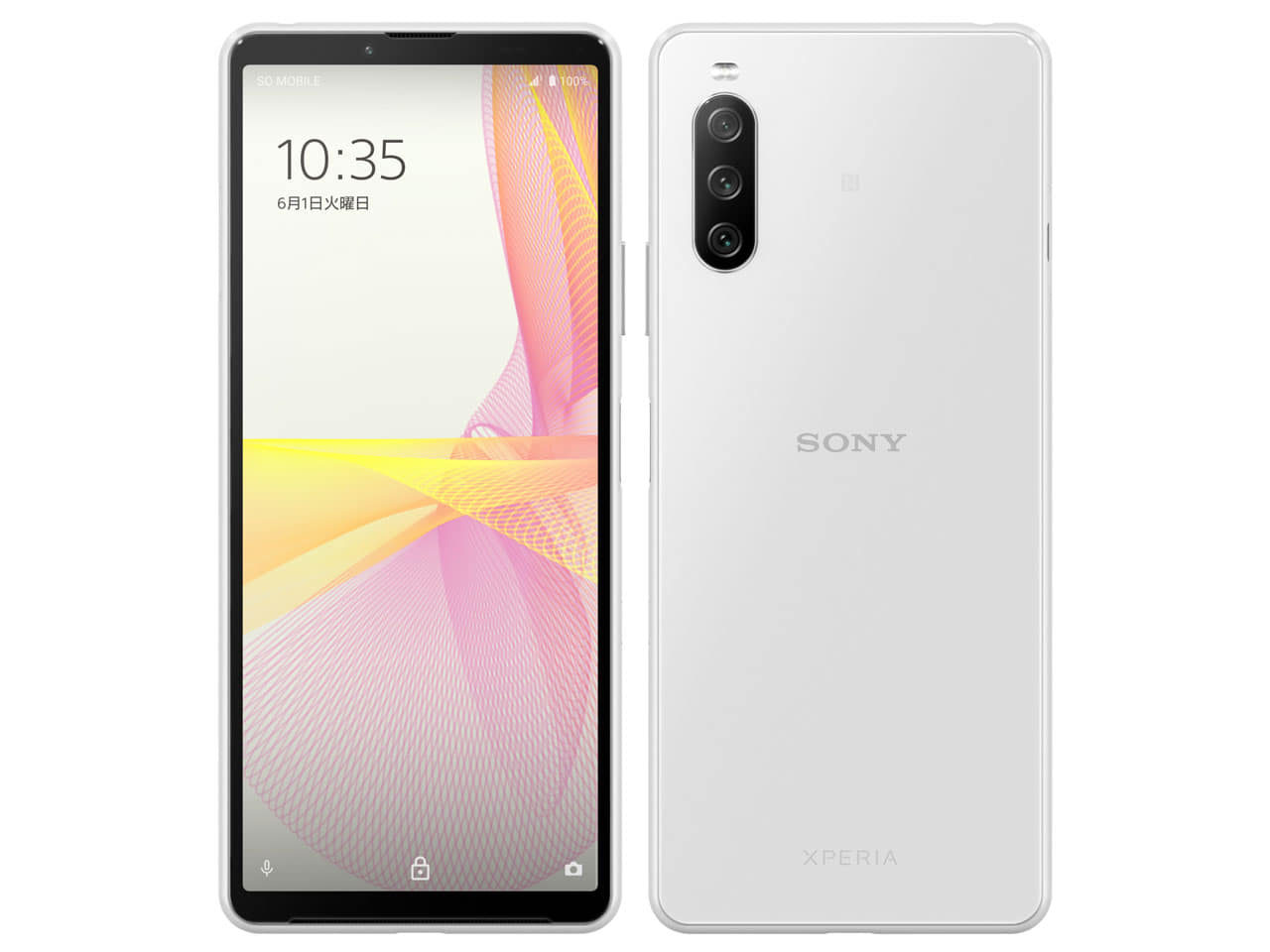 Xperia 10 III Lite XQ-BT44 White 中古】【安心保証】 Xperia 10 III