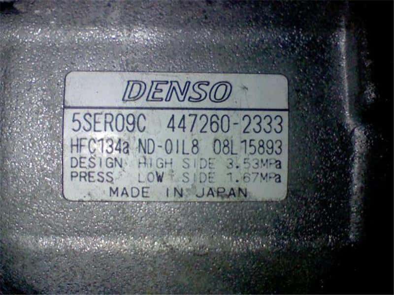 [Used]A/C Compressor TOYOTA Belta 2009 DBA-SCP92 - BE FORWARD Auto Parts