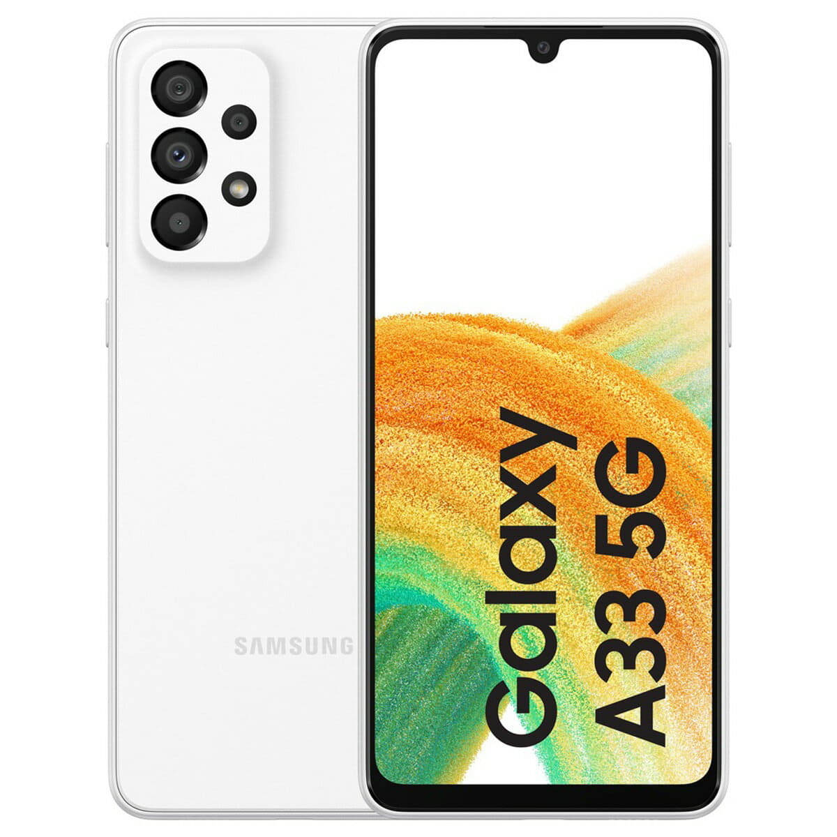 New]Samsung Galaxy A33 A336E Dual Sim 8GB RAM 128GB 5G white SIM