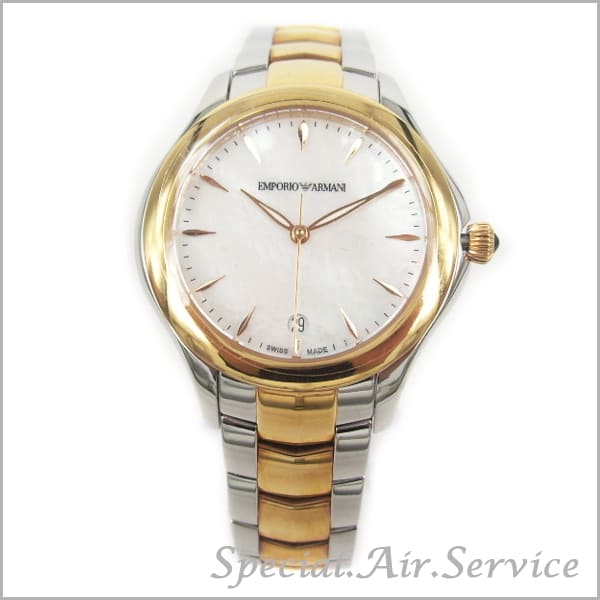 White and rose gold hotsell armani watch