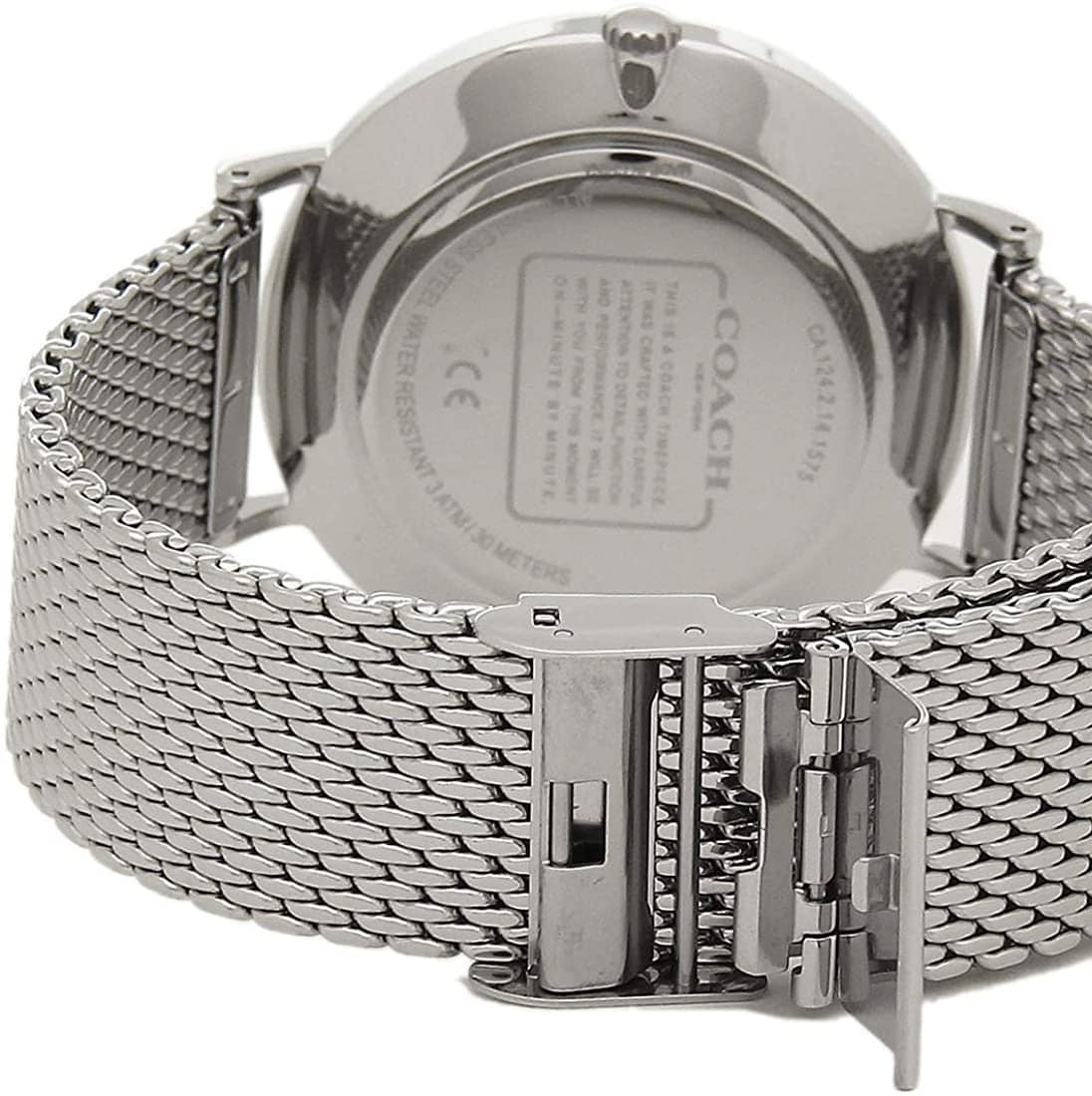 [New]mesh simple COACH coach 14602144 mens CHARLES Charles 41mm mesh ...