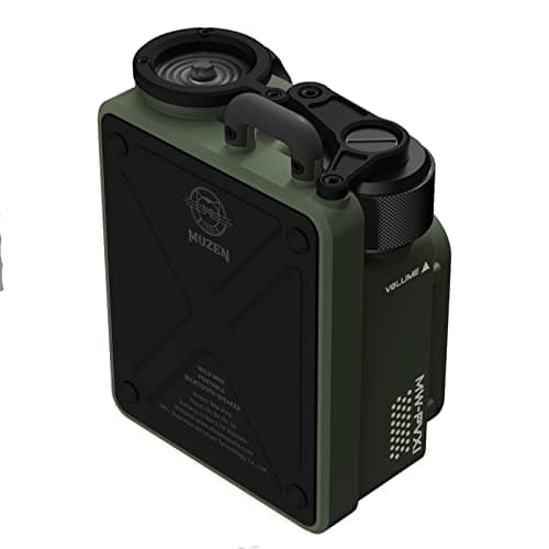 [New]muzen Wild Mini IPX5 Bluetooth Speaker, Waterproof (Jungle Green ...