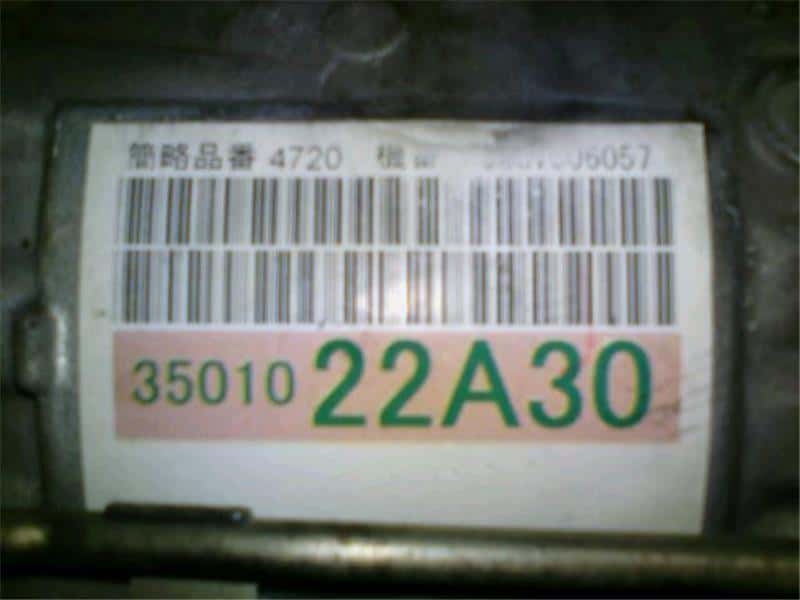 [Used]Transmission TOYOTA Mark X 2008 DBAGRX120 BE FORWARD Auto Parts