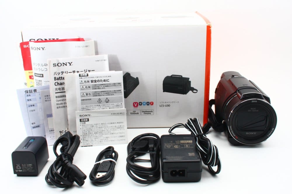 SONY 4K FDR-ax55 ソニー ビデオカメラ SONY FDR-AX55 4Kビデオカメラ