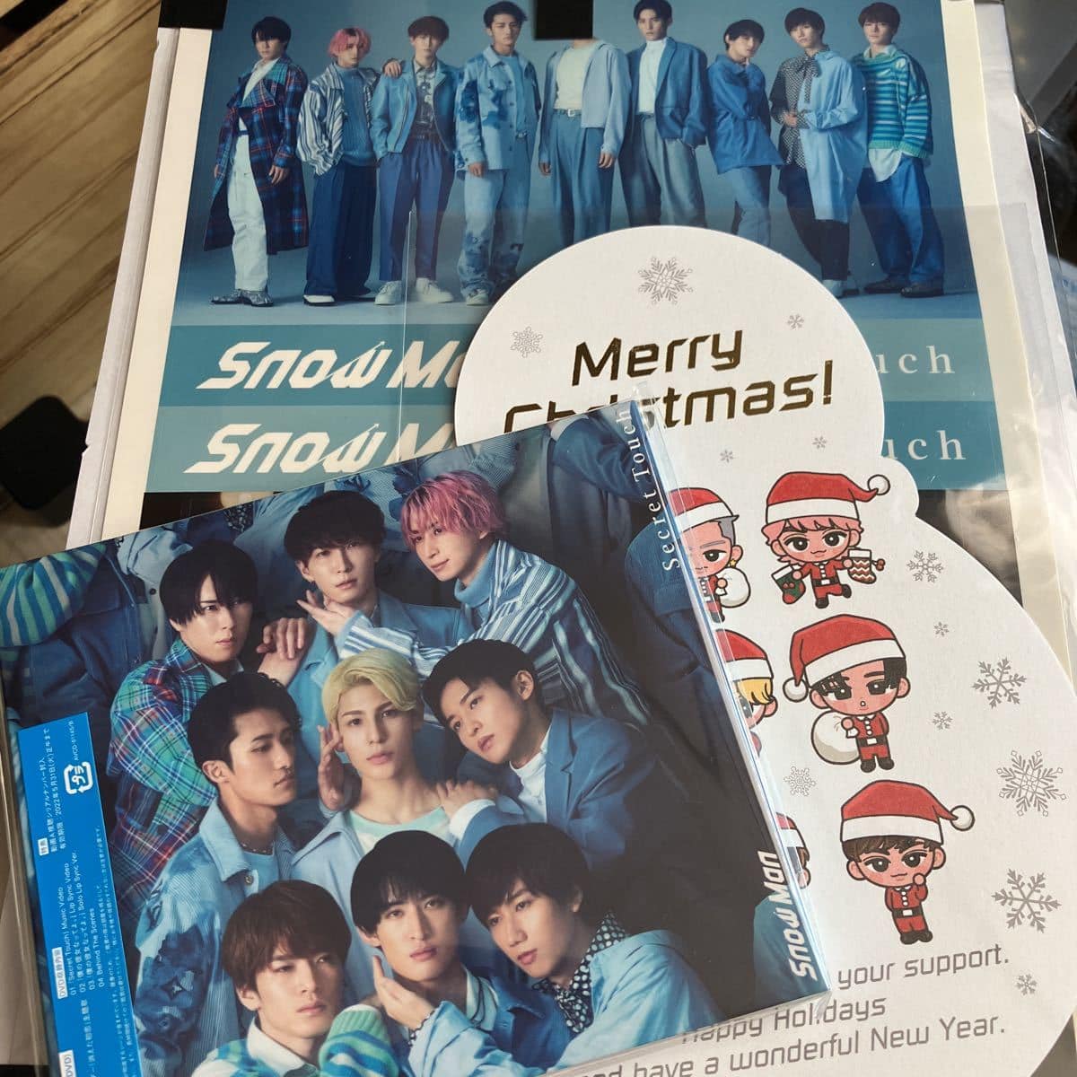 Used]SnowMan Secret touch first limited board A CD+DVD privilege sticker  card - BE FORWARD Store