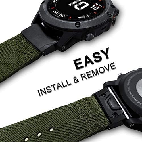 YOOSIDE Cinturino per Garmin Fenix 6 / Fenix 5, 22mm QuickFit Cinturino orologio sportivo in silicone impermeabile per Garmin Fenix 6 Pro/Sapphire,Fenix 5/5 Plus, Forerunner 935/945 (Nero