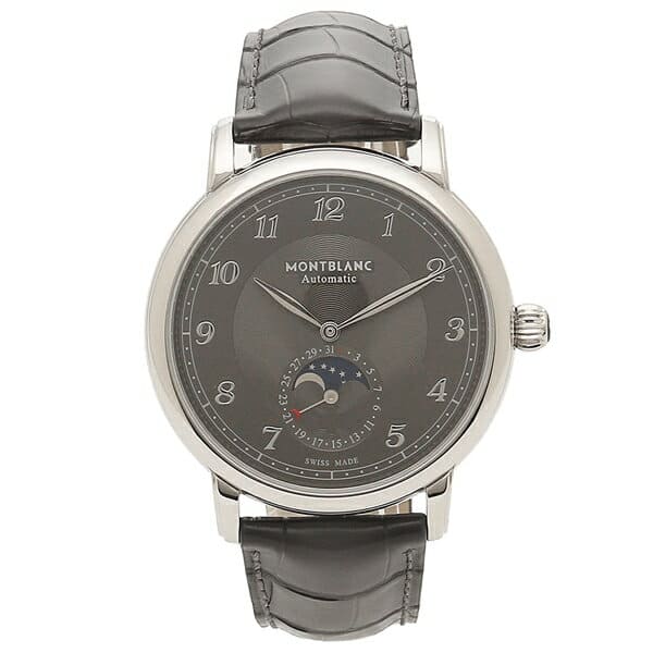 [New]Mont Blanc clock mens star 41 self-winding watch Black MONTBLANC ...