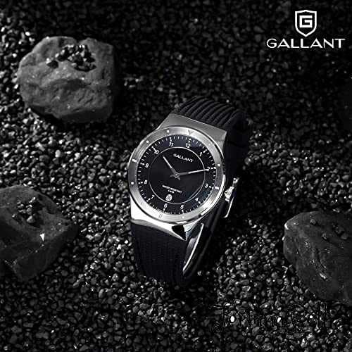 [New]A color: Black mens gentleman quartz analog watch easy leader open ...