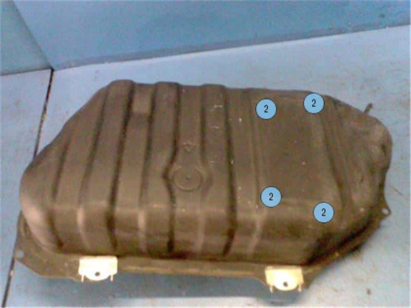 [Used]Fuel Tank TOYOTA Passo 2013 DBAKGC30 77001B1041 BE FORWARD