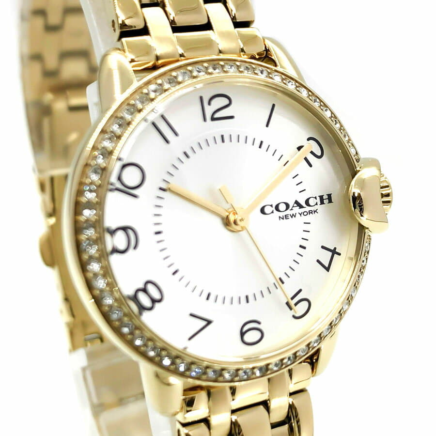 [New]is all article COACH coach ARDEN Arden Ladies Quartz watch round