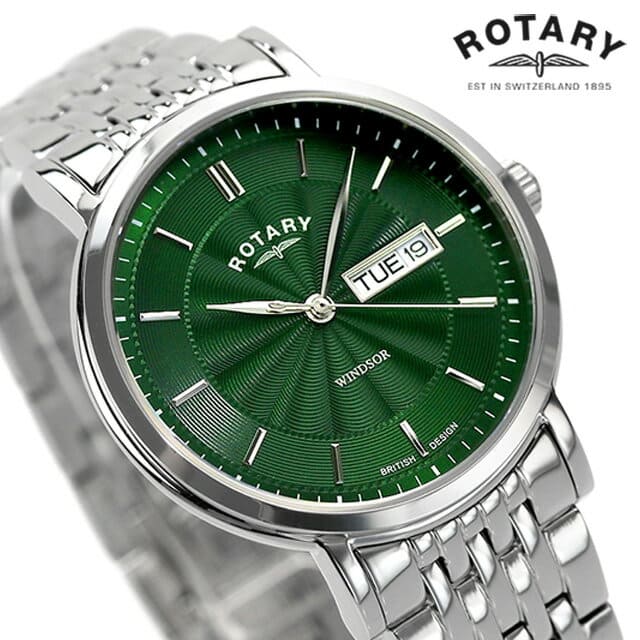 Rotary Windsor GB05420-05: Orologio Uomo In Acciaio, Quadrante Blu Guilloché E Vetro Zaffiro