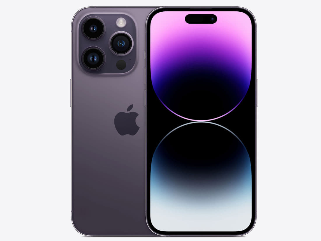 New]SIM-free 14 Pro 256GB purple 5G dual SIM Hong Kong version