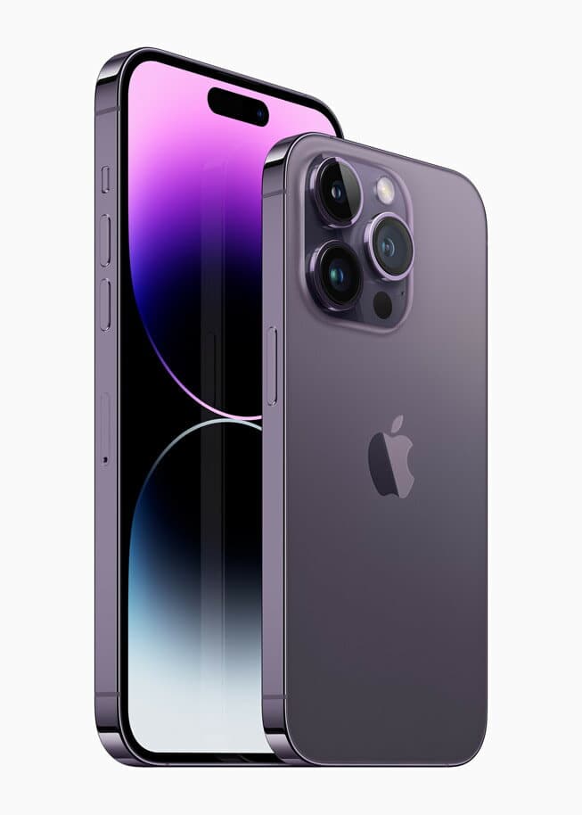 New]SIM-free 14 Pro 256GB purple 5G dual SIM Hong Kong version