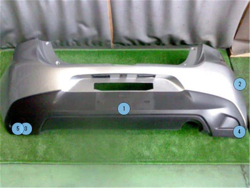 [Used]Rear Bumper Assembly MAZDA Demio 2016 DBA-DJ3FS D09H50221B50 - BE ...