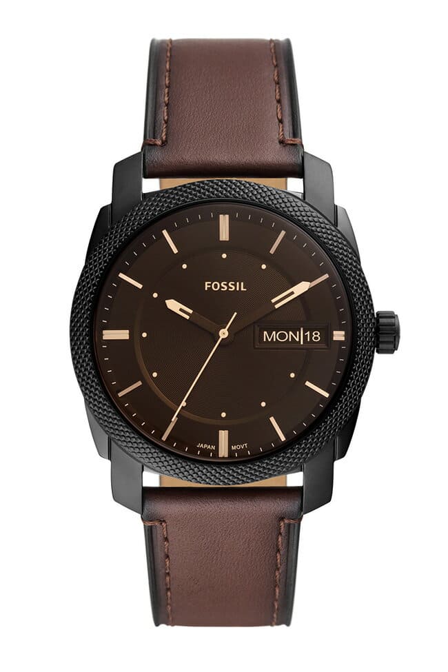 [New]2,000 yen, 1,000 yen ! 10/11 1:59 FOSSIL Fossil mens machine Black ...