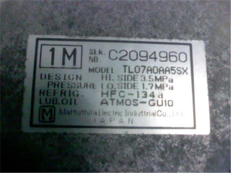[Used]A/C Compressor HONDA Life 2000 GF-JB1 38810PFB005 - BE FORWARD ...