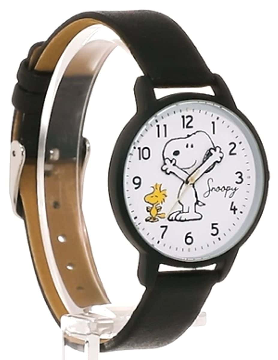 [New]Snoopy rolling band Ladies analog leather belt snoopy Woodstock ...