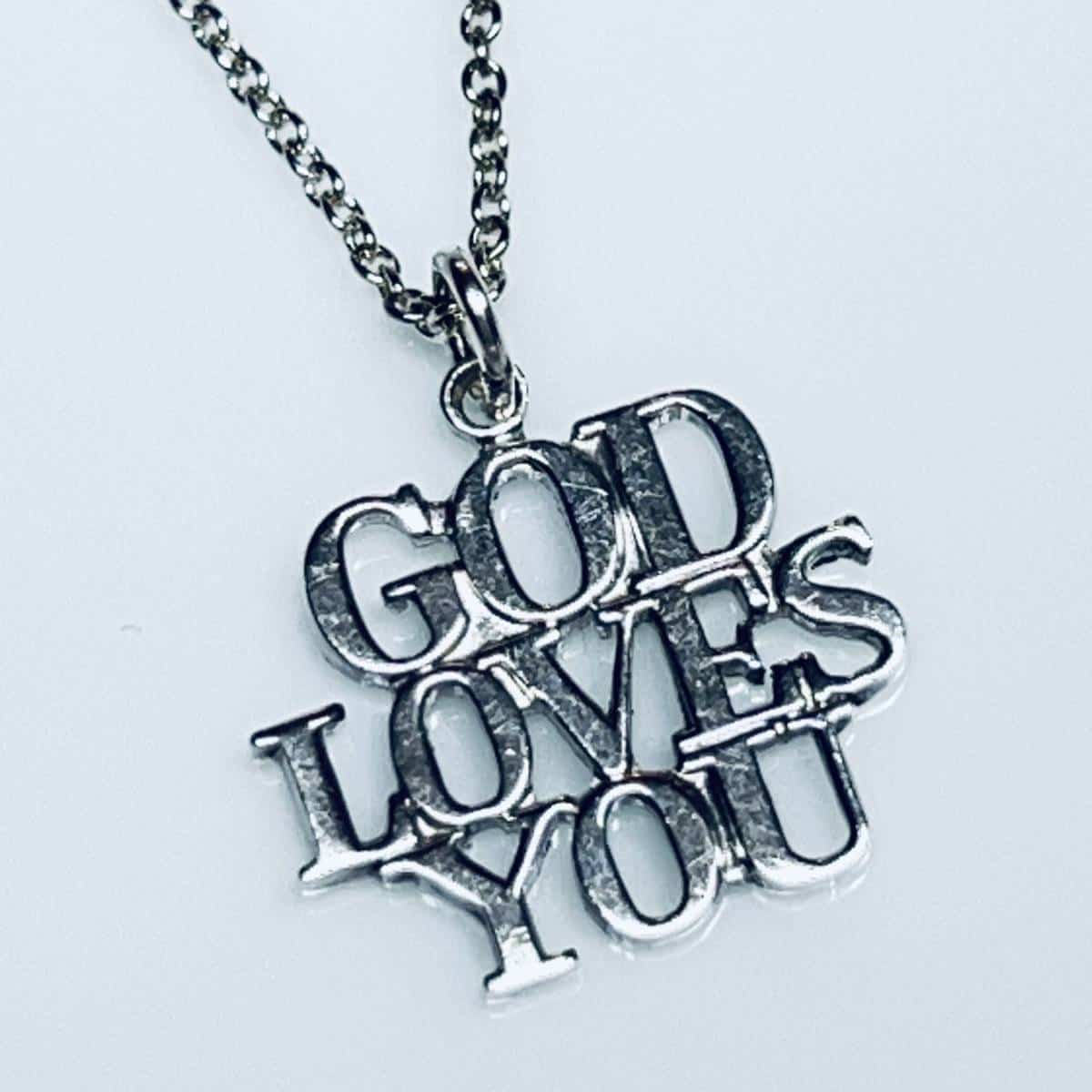 Used]VINTAGE TIFFANY and CO. Vintage Tiffany GOD LOVES YOU charm