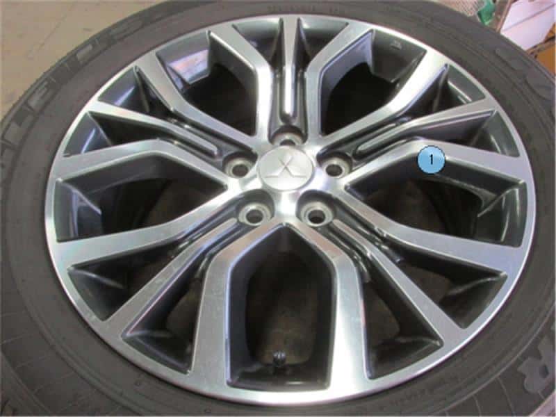 F1 ルノー ホイールテーブル Fuel Arc 22x10 -18 Silver Black | D79822001747 | Custom Offsets