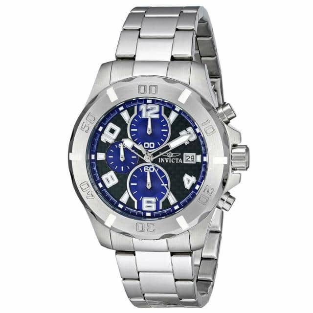 [New]Invicta accessory clock Invicta 17717 Gent's Chrono Black & Blue ...