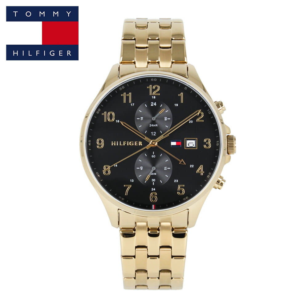 [New]! TOMMY HILFIGER tomihirufiga clock mens quartz analog Stainless ...