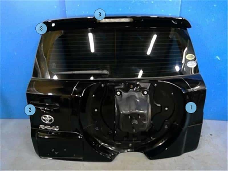[Used]Back Door Assembly TOYOTA RAV4 2009 DBAACA36W BE FORWARD Auto Parts