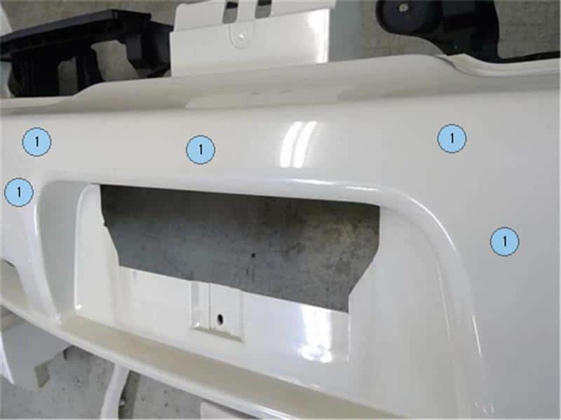 [Used]Rear Bumper Assembly NISSAN Cube 2010 DBA-Z12 850121A25A - BE ...