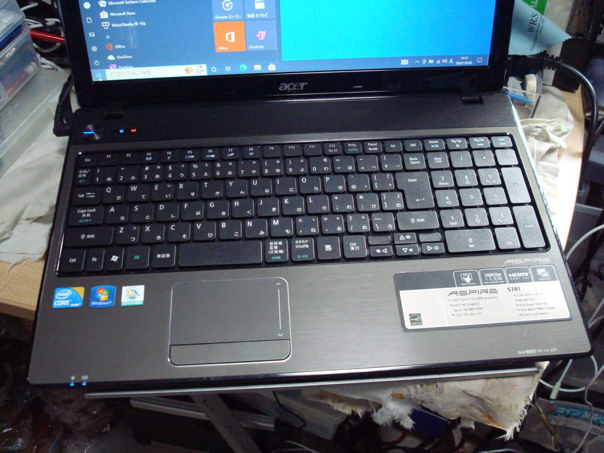 Used]Windows 10 i3 350M 2.27GHz Memory 4GB HD500GB 15.6 LED acer ASPIRE 5741-N32D/K  Good Condition - BE FORWARD Store