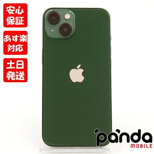 Used]shipment A rank SIM-free iPhone13 256GB green MNGH3J/A Apple