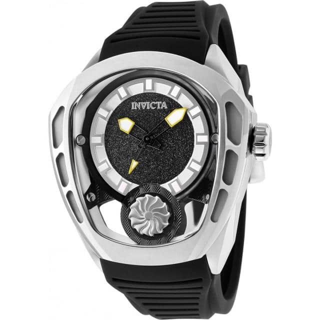 [New]Invicta Men's Watch Akula Automatic Black and Silver Dial Rubber