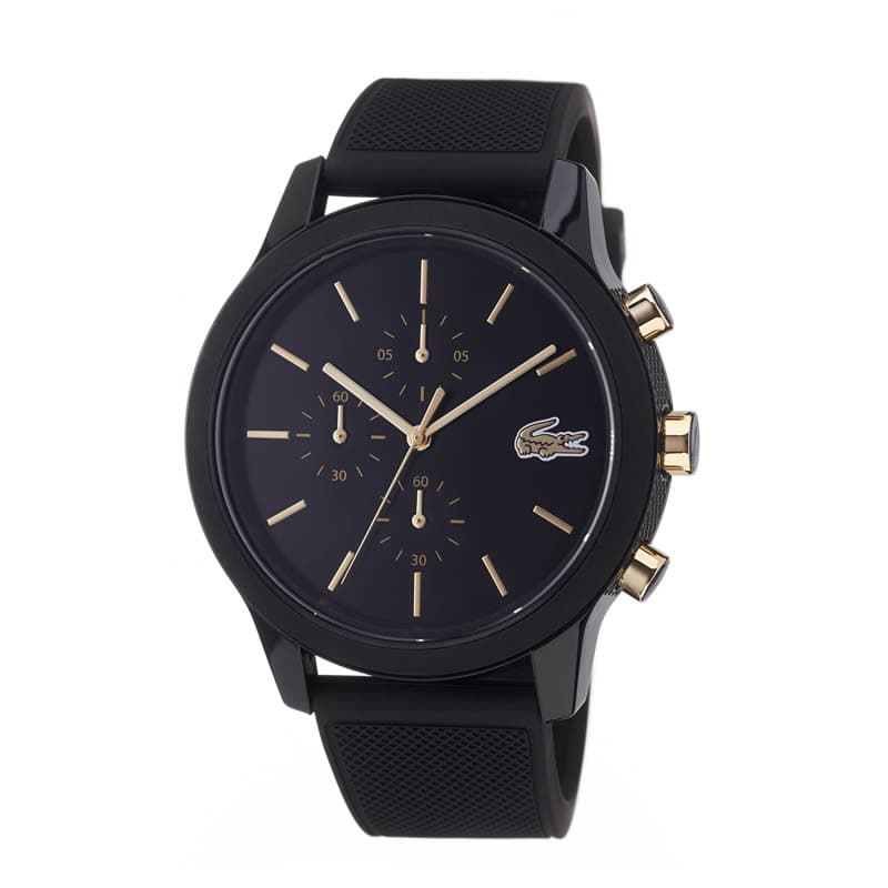 [New]Lacoste LACOSTE clock Lacoste clock LACOSTE mens Black LC2011012 [ buran whump pull ] 2022