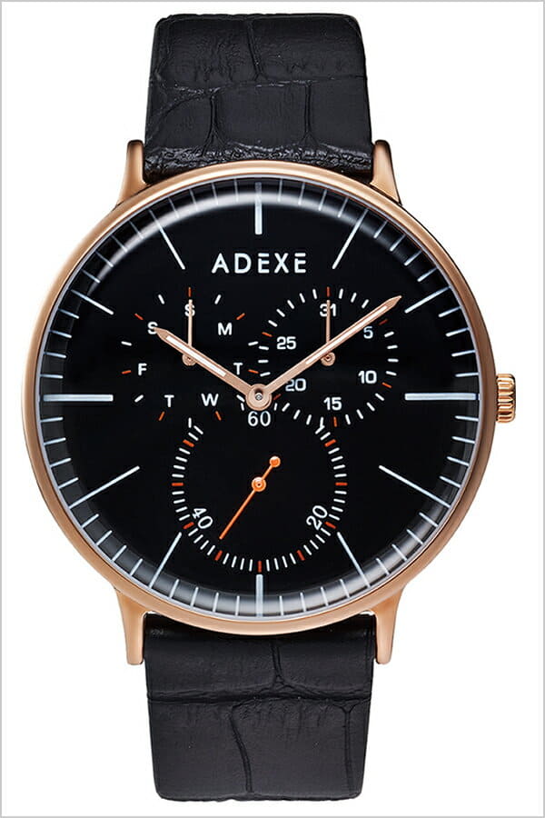 [New]ADEXE ADEXE clock Adek's Grande GRANDE mens Black 1868A-06 London ...