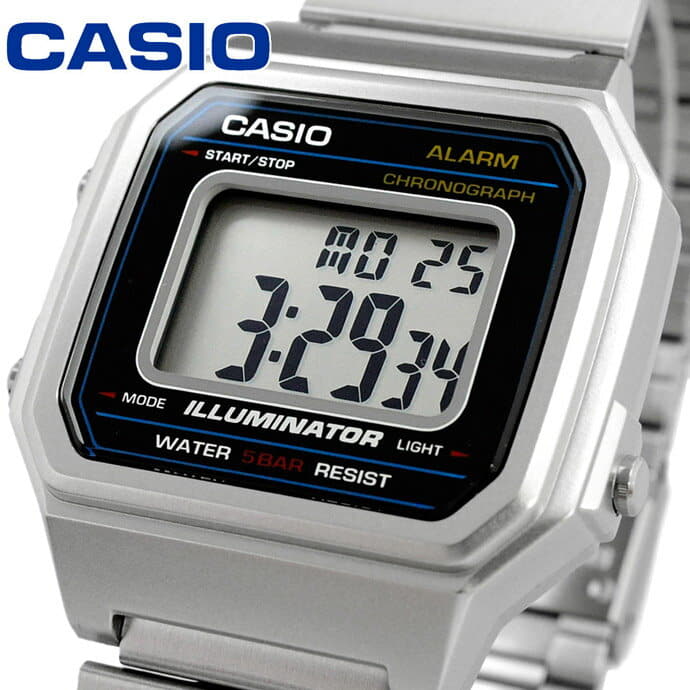 [New]CASIO Casio Clock Digital Mens B650WD-1A - BE FORWARD Store