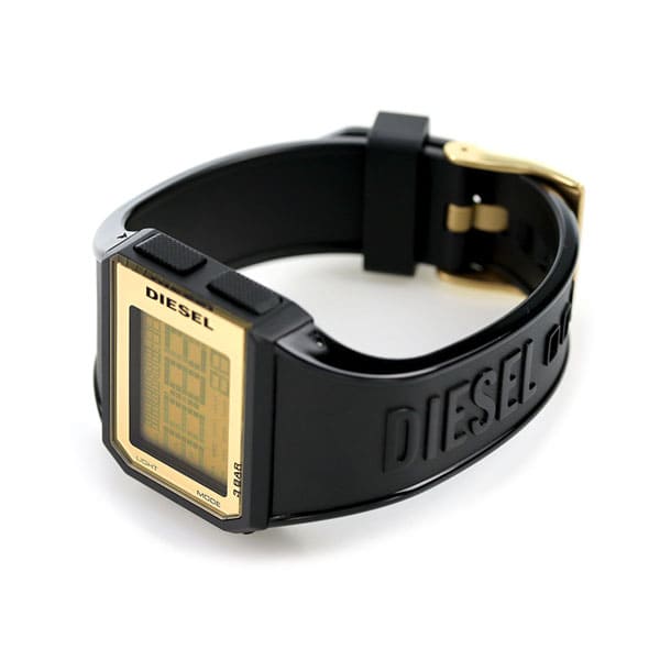 [New]Diesel clock mens Ladies DIESEL chopped 38mm digital DZ1943 Gold X