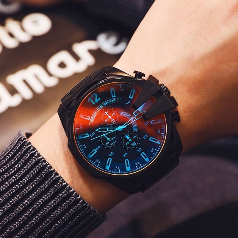 [New]The mens street quarts watch mens that fob watch high-quality ...