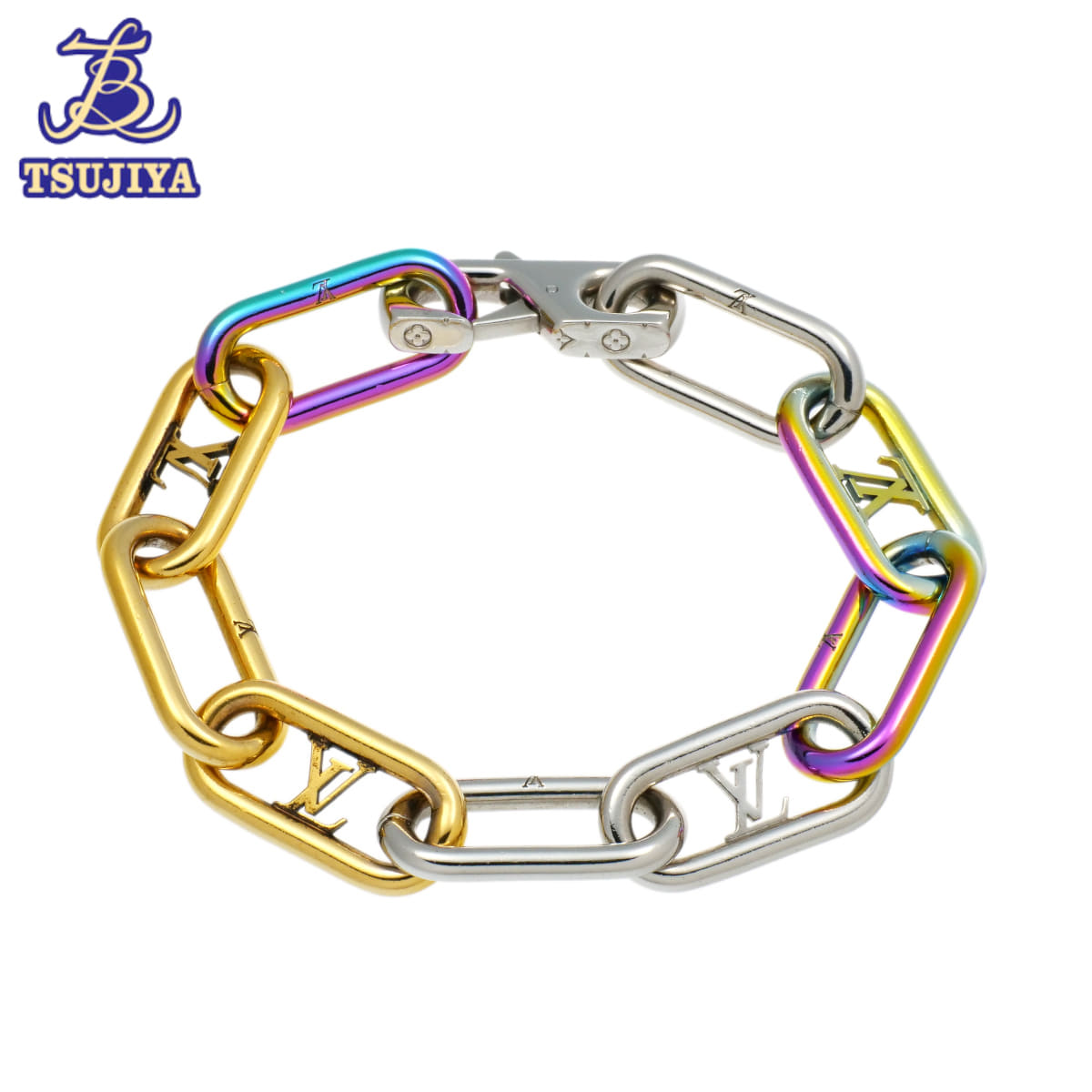 Used]LouisVuitton Louis Vuitton bracelet signature chain M80178