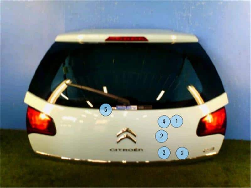 [Used]Back Door Assembly CITROEN C3 2011 ABA-A55F01 - BE FORWARD Auto Parts