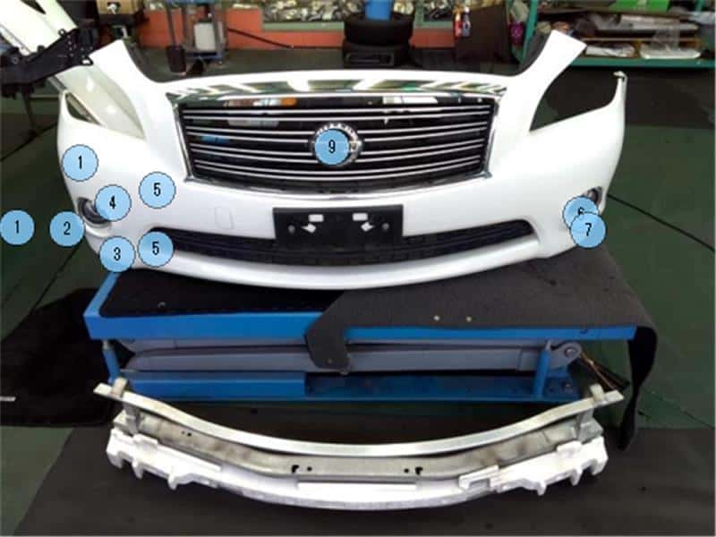 [Used]Front Bumper NISSAN Fuga 2010 DBA-Y51 - BE FORWARD Auto Parts